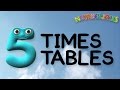 5 Times Tables Song Numberjacks