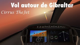 preview picture of video '[HD] X-Plane 10 Vol autour de Gibraltar'