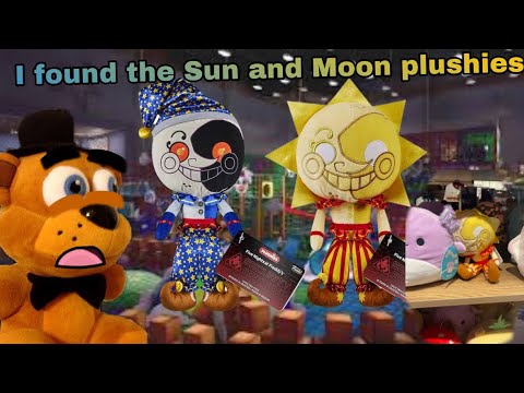 FNAF plush review Sun and moon plushies!!!