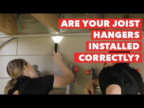 How to check for proper joist hanger installation
