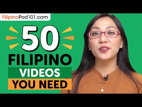 Learn Filipino: 50 Beginner Filipino Videos You Must Watch