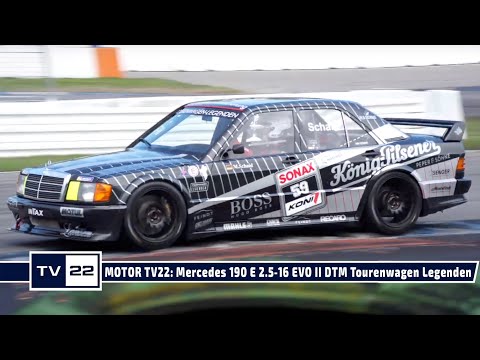 MOTOR TV22: Der Mercedes 190 E 2.5-16 EVO I DTM von Marvin Schaid Tourenwagen Legenden Hockenheim