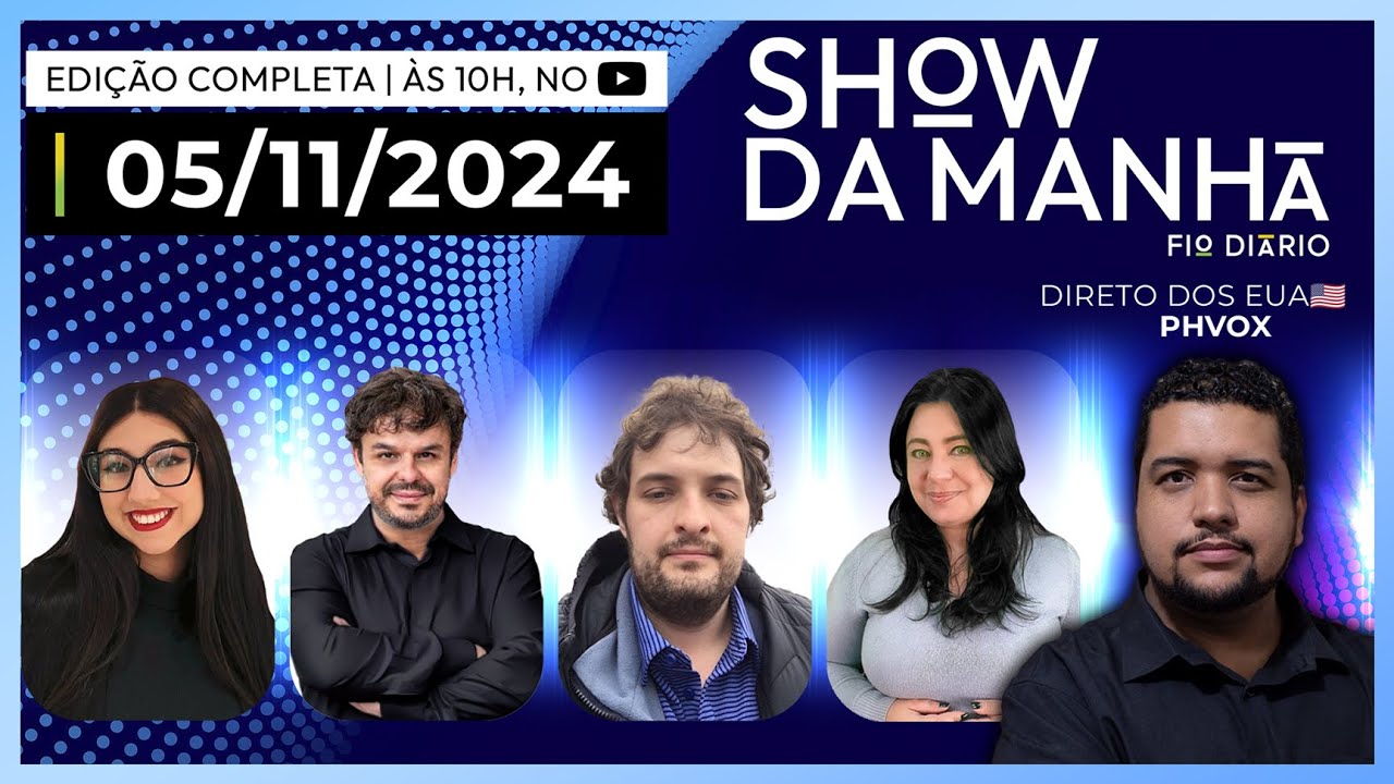 SHOW DA MANHÃ - EDUARDA CAMPOPIANO, ADRILLES, PAULO KOGOS, STEH PAPAIANO E PHVOX- 05/11/2024
