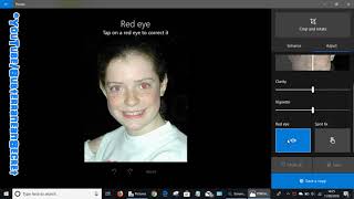 How to Remove Redeye from a Digital Image Using Windows 10