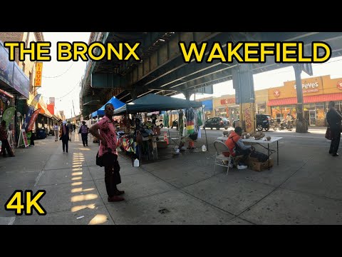 WALKING TOUR OF WAKEFIELD THE BRONX NEW YORK !!!