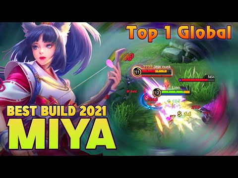 Late Game Monster Miya Best Build! Top 1 Global Miya by Lian   MLBB
