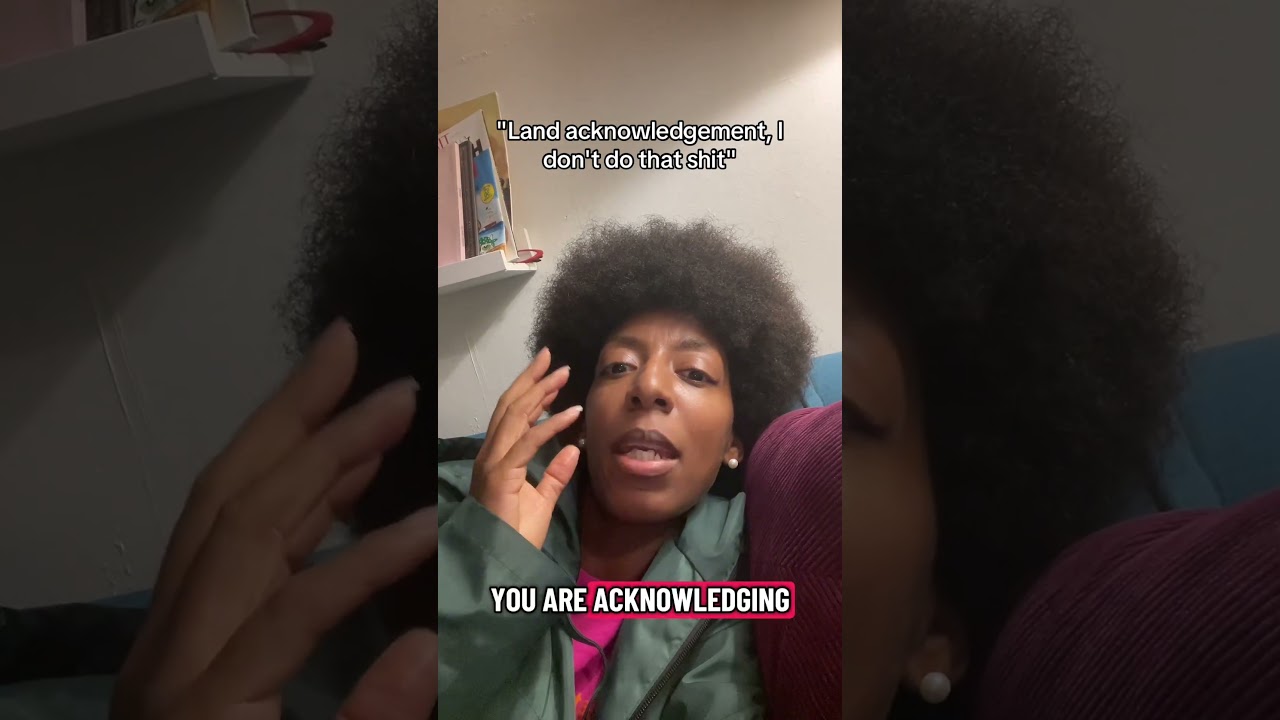 Land acknowledgment without land return or sharing is offensive. #land #america #indigenous