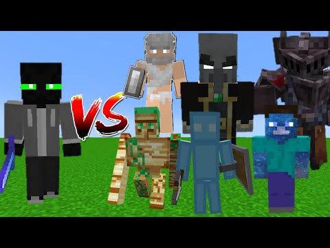 Young Undying Vs Salmon's Genesis Mod - Minecraft Mob Battle