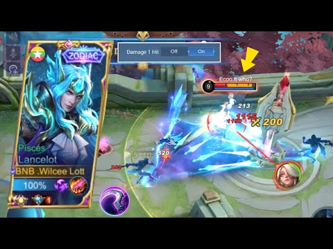 LANCELOT DAMAGE HACK BUILD! 🔥| TOP GLOBAL LANCELOT GAMEPLAY (MUST WATCH)