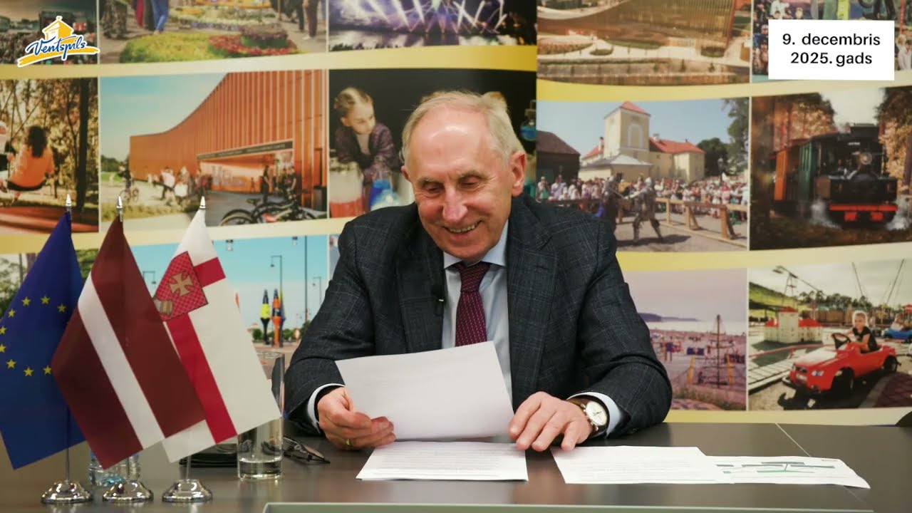 VIDEIO: J.Vītoliņš par Ventspils pilsētas aktualitātēm – 09.12.2025.