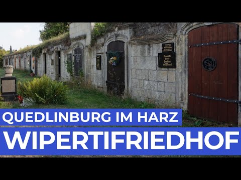 Wipertifriedhof in Quedlinburg | Dieser Friedhof hat 55 in den Felsen geschlagene Grüfte | Harz