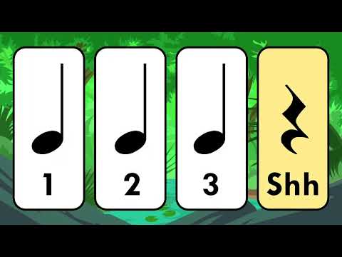 Jungle Rhythm | Speak, Clap & Count | Ta Ta Ta Shh | Level 1