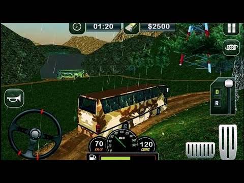 Army Soldier Bus Driving Simulator | Offroad US Transport