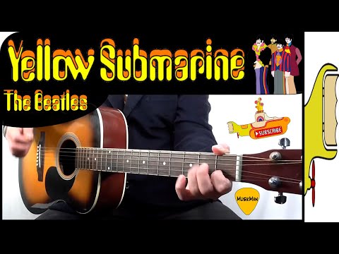 YELLOW SUBMARINE 🚁 - The Beatles / GUITAR Cover / MusikMan N°192