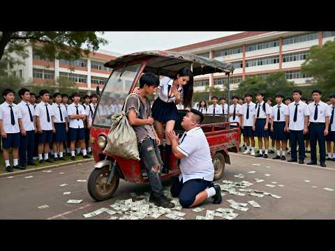 窮小夥騎破三輪入學意外摟住清純校花，遭校霸嫉妒圍堵，豈料他是首富少爺本想低調生活，一個電話喊來三個校長叫他[主人]，八大校花爭著投懷抱，開啟暴爽校園生活#校園首富爽