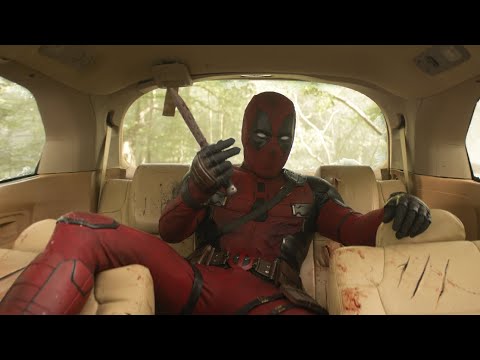 Deadpool vs Wolverine scena macchina