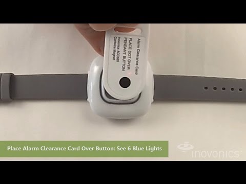 Slide 5 - Inovonics Waterproof Pendant with Wristband (video)
