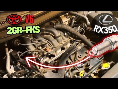 Toyota Lexus V6 (2GR-FKS) Spark Plug Replacement - 2017 Lexus RX350