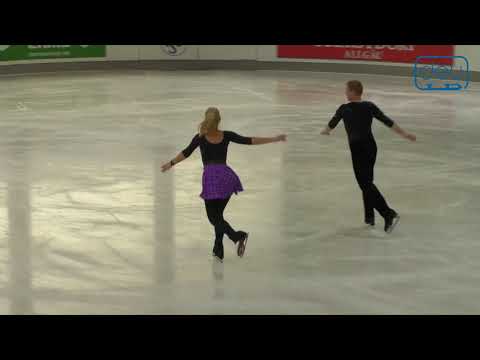 BROKERS / LANGLOIS. Oberstdorf 2018. Masters Pairs - Artistic. 1 place