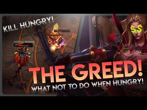 WHAT NOT TO DO WHEN KILL HUNGRY🤔! Vainglory 5v5 - Blackfeather |WP| Top Lane Gameplay