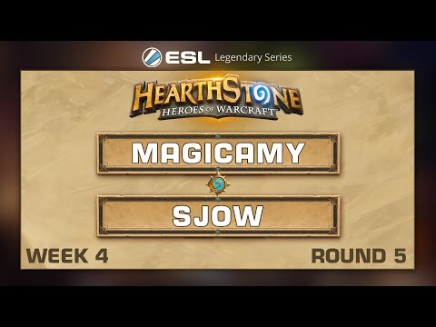 Hearthstone - MagicAmy vs. Sjow - ESL Legendary Series - Week 5 R6