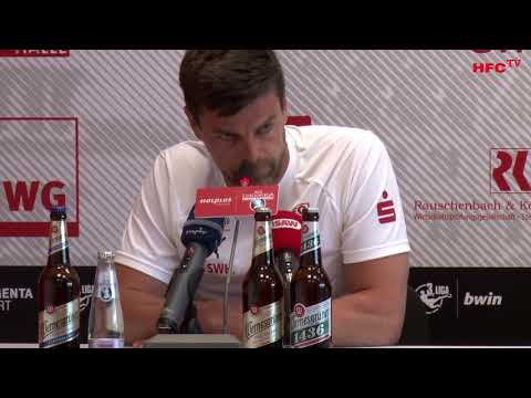 Pressekonferenz vor dem Landespokalfinale | VfB Germania Halberstadt - Hallescher FC