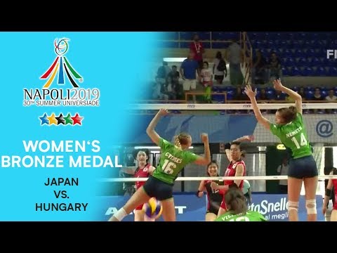 JAPAN vs. HUNGARY | Women's Bronze Medal | FISU Summer Universiade - Napoli 2019