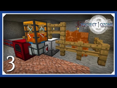 Project Ozone 3 Modpack | Cow Based Lava RF Power! | E03 (Project Ozone 3 Let's Play)