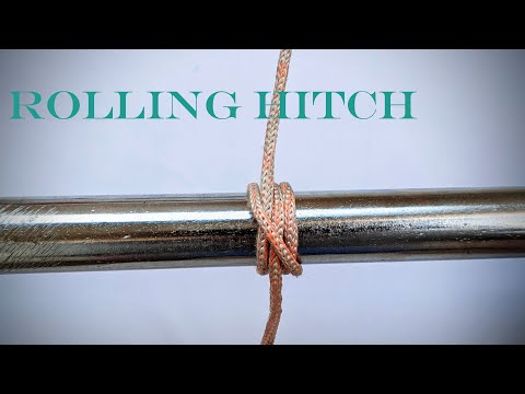 How To Tie Rolling Hitch knot .(Step by step)