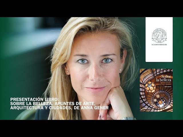 Vídeo relacionado con Sobre la belleza: Apuntes de arte, arquitectura y ciudades (LIBROS DE VANGUARDIA)