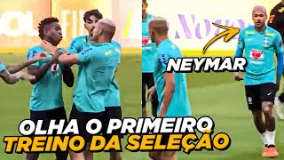 🚨 OLHA O QUE ROLOU no PRIMEIRO TREINO DA SELEÇÃO BRASILEIRA! Neymar, Vini jr, Richarlison