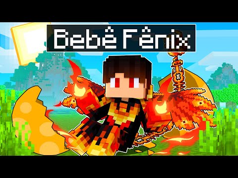 I was born as a baby phoenix in Minecraft.