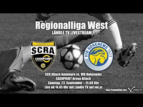LIVE: SCR Altach Amateure vs VfB Hohenems