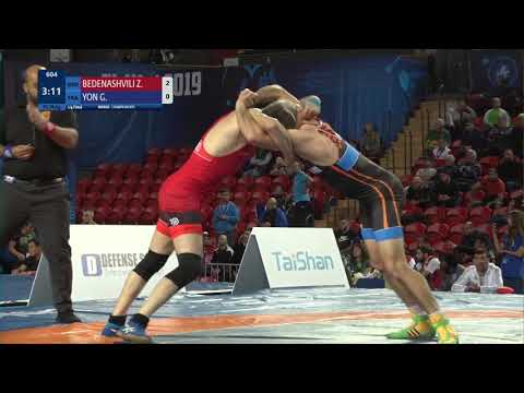 1/4 FS - 78 kg: Z. BEDENASHVILI (GEO) v. G. YON (FRA)