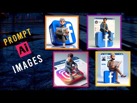 How to create 3D AI Social media Images | Ai portrait trend 2024  | bing image creator tutorial | ai