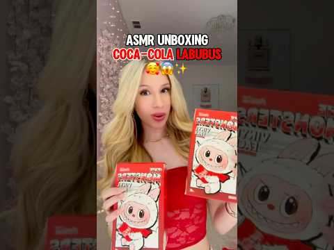 UNBOXING The “COCA COLA” LABUBUS *ASMR*