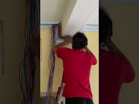 electric wire pulling #pulling #tips_and_tricks