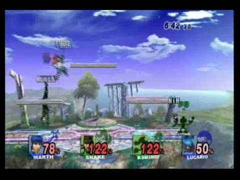 THOR (Lucario)/NiN (Marth) vs. Candy (Snake)/Boss (G&W) 1