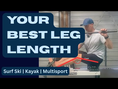 Optimising leg length for kayak | surf ski technique