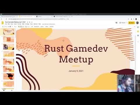 Rust Gamedev Meetup #1: January 2021