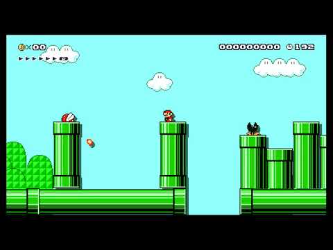 SMB3 Piranha Plants Remix by たかはる - SUPER MARIO MAKER - NO COMMENTARY 1bf