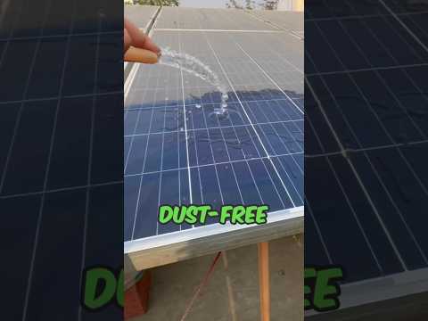 Never Clean Your Solar Panels Again #shorts