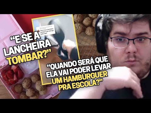 CASIMIRO REAGE: LANCHEIRA DA NINA - TE ACALMA THALITA!! | Cortes do Casimito