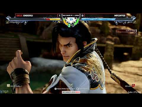 Soulcalibur VI @ NLBC Online #17 - DEUS EndersJ vs MFCoffee [4K/60fps]
