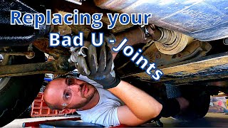 Replacing Rear Driveshaft U Joints on a Jeep TJ