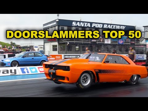 THE TOP 50 QUICKEST CARS AT DOORSLAMMERS 2024 - SLOWEST CAR IS 9.30 !!