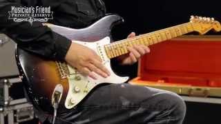 Video thumbnail for Fender Custom Shop 1955 Stratocaster Relic Ash Electric Guitar Masterbuilt by John Cruz by Musician's Friend