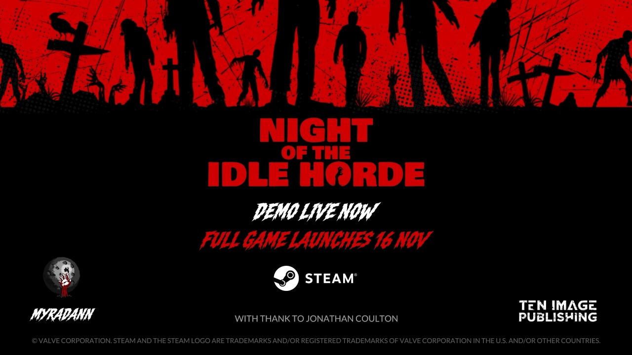 Video de YouTube: Night of the Idle Horde llegará a Steam el 16 de noviembre