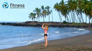Kona Beach Bikini Body Workout - No Equipment Body Sculpting Workout - Sand, Surf & Sweat