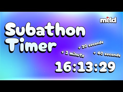 Subathon Timer for your Stream - Stream Deck Compatible